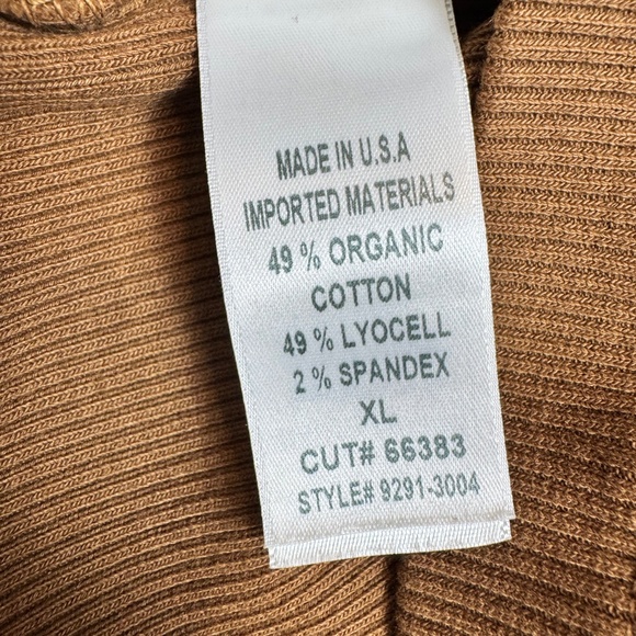 NWOT Citizens of Humanity Emi Twist Cami Tank Size XL Malt Ball Brown Y2K - Picture 12 of 12